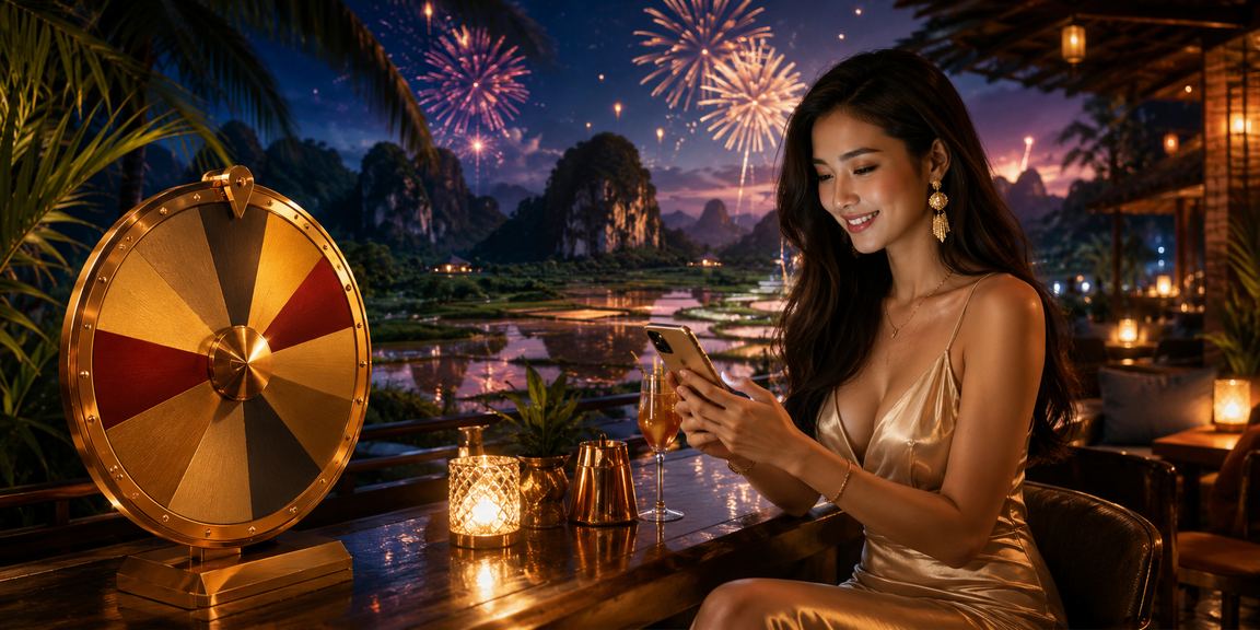Người dùng tại Ninh Bình tham gia roulette trong không khí lễ hội cuối năm